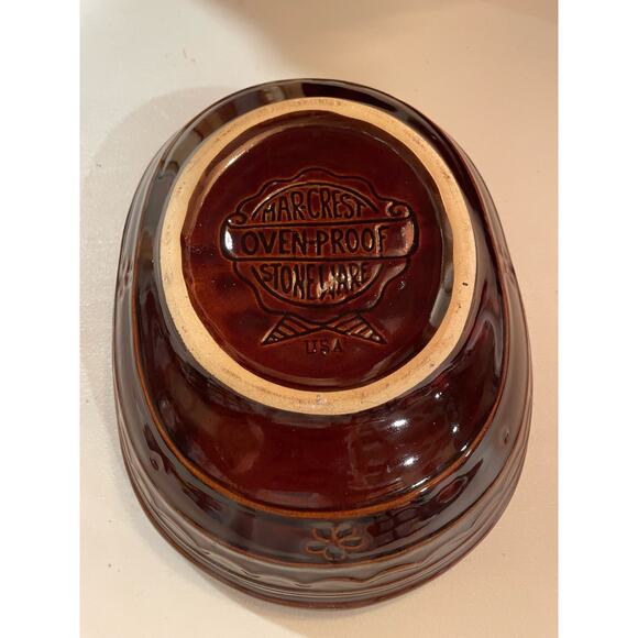 MarCrest ovenproof stoneware daisy dot divided dish UEC - Picture 2 of 8